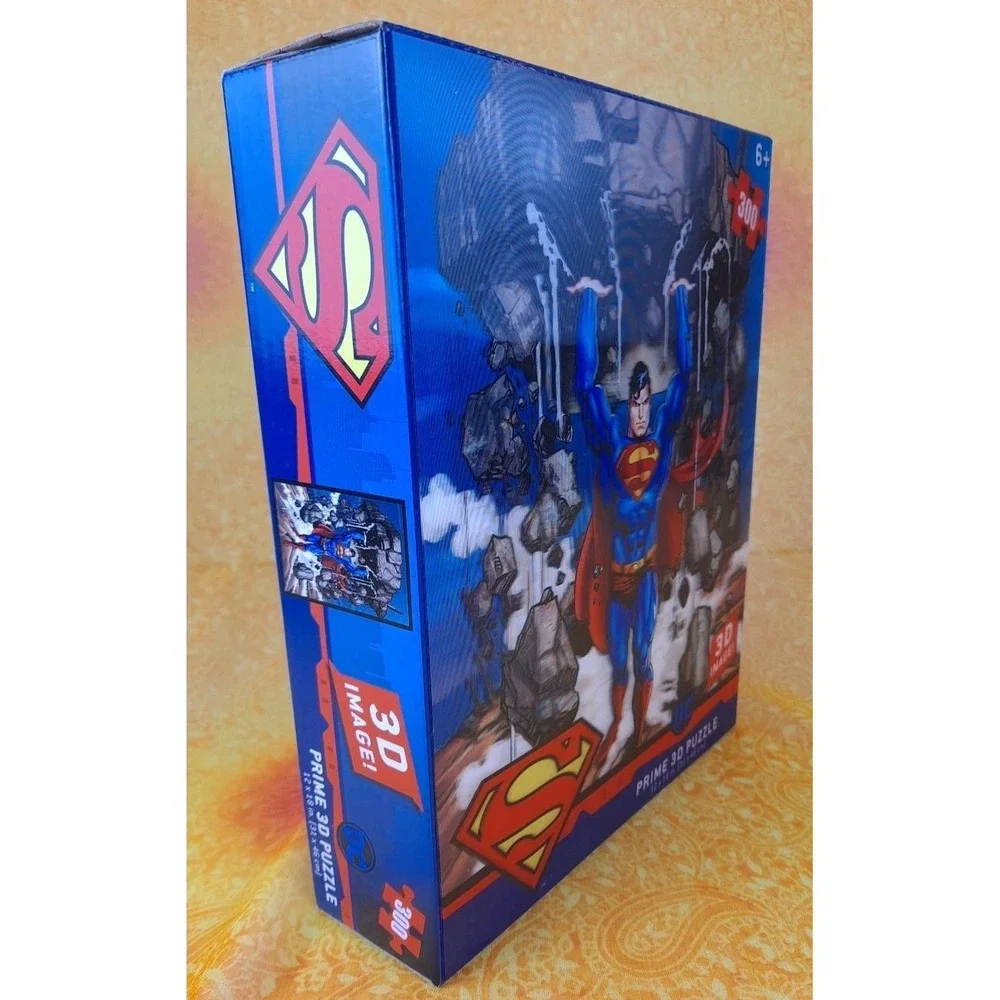 Superman DC Comics Prime‎ 3D Puzzle Jigsaw 300 Pieces The Man Of Steel 12x18